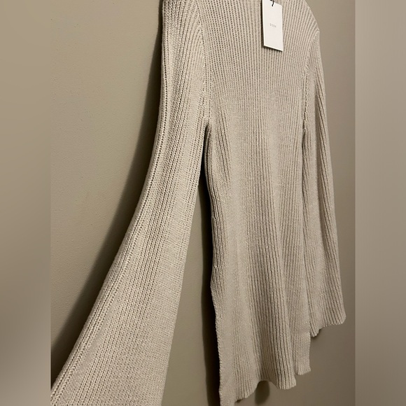 NWT - DISSH HENLEY STONE SLEEVED KNIT TUNIC - Picture 4 of 4